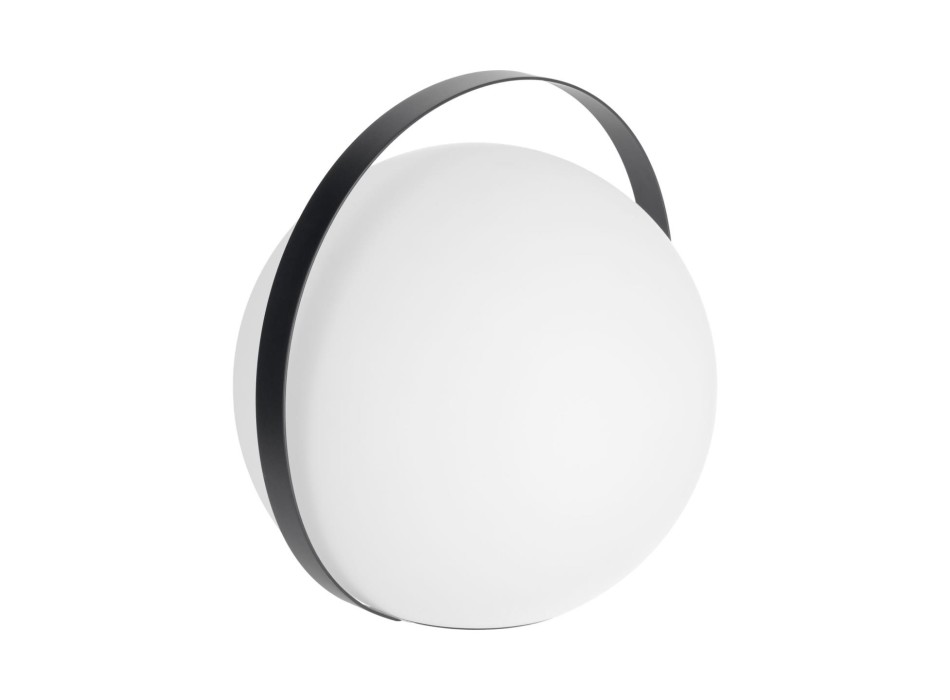 Lampe de table Dinesh avec poignée en acier noir