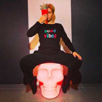 LAMPE DE TABLE ET TABOURET MEXICO AVEC LED RECHARGEABLE 70005LED QEEBOO