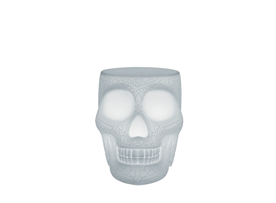 LAMPE DE TABLE ET TABOURET MEXICO AVEC LED RECHARGEABLE 70005LED QEEBOO