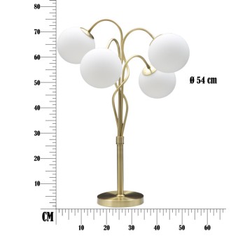 LAMPE DE TABLE GLAMY 4 LUMIÈRES