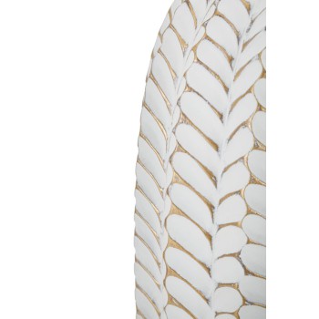 LAMPE DE TABLE EN RÉSINE FEUILLE