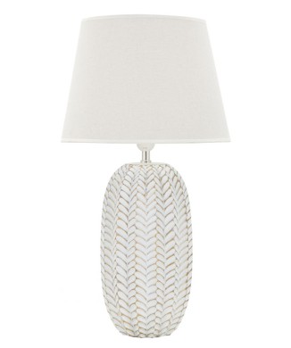 LAMPE DE TABLE EN RÉSINE FEUILLE