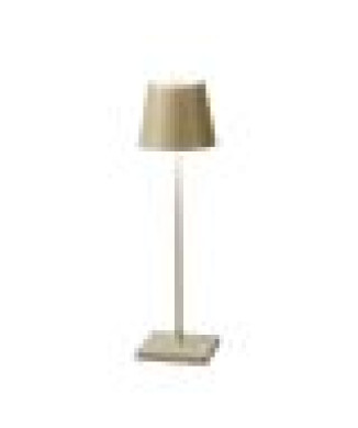 Lampe de table LED rechargeable DRINK GOLD 2,2 W 190 lm 3000 K, intensité variable, IP54, 7 x 25 cm