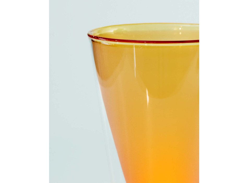 LAMPE DE TABLE SOUFFLÉE AU SAFRAN