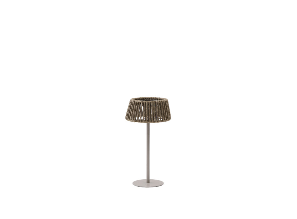 Lampe de table solaire d'extérieur en corde Aldet