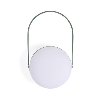 Lampe de table à thé en polyéthylène et métal avec finition polyéthylène et métal