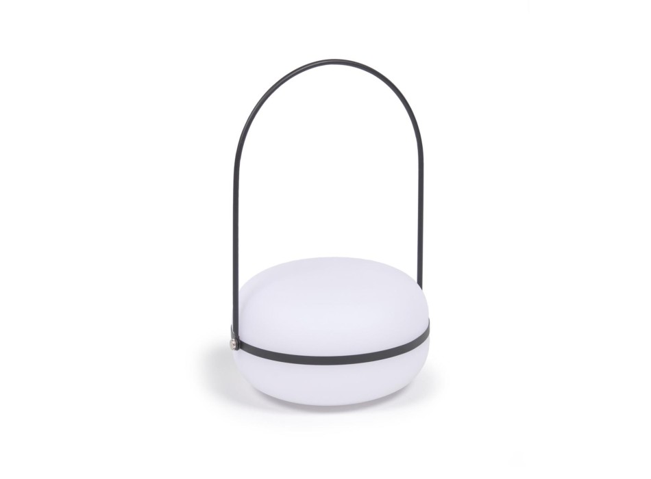 Lampe de table à thé en polyéthylène et métal avec finition polyéthylène et métal