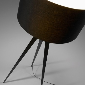 Lampadaire Iguazu, noir