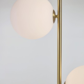 Lampadaire Lonela en finition marbre vert en finition marbre vert