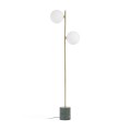 Lampadaire Lonela en finition marbre vert
