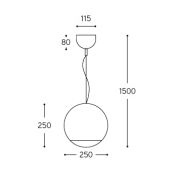 Lampe Globe ALDO BERNARDI