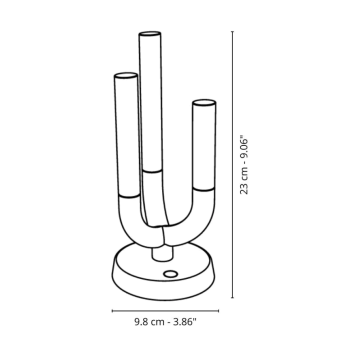 Lampe Lune SLIDE rechargeable