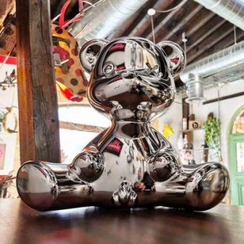 LAMPE TEDDY BOY FINITION MÉTAL AVEC CÂBLE 24002 QEEBOO