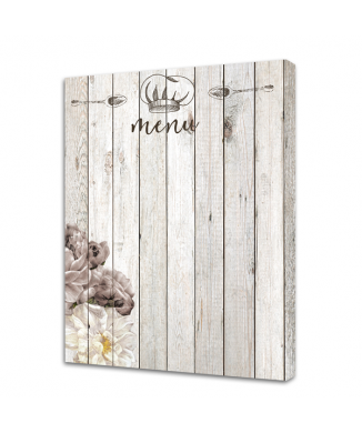 CHEF MENU' Tableau Noir G6822 PINTDECOR