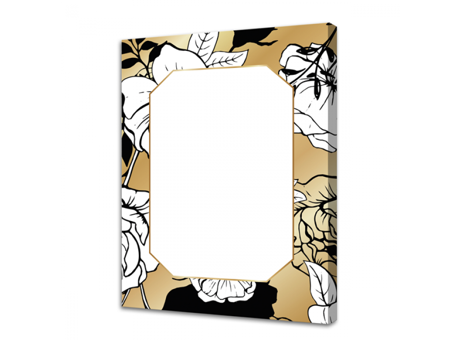 Tableau noir FLORAL FRAME G6814 PINTDECOR