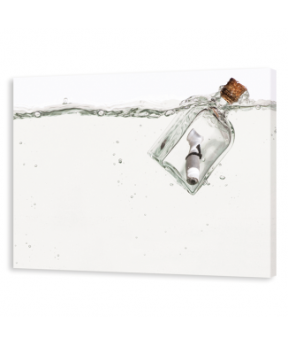Tableau noir MESSAGE DANS UNE BOUTEILLE G2418 PINTDECOR
