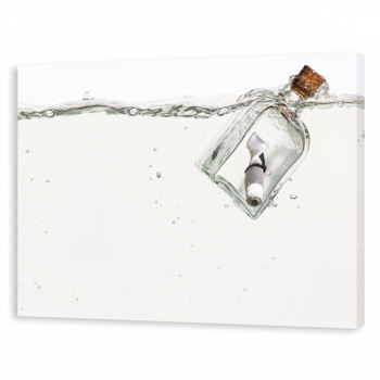 Tableau noir MESSAGE DANS UNE BOUTEILLE G2418 PINTDECOR