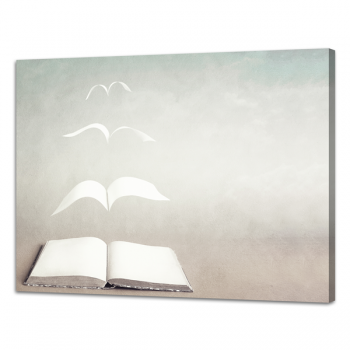 Tableau noir MOTS DANS LE VENT G6854 PINTDECOR
