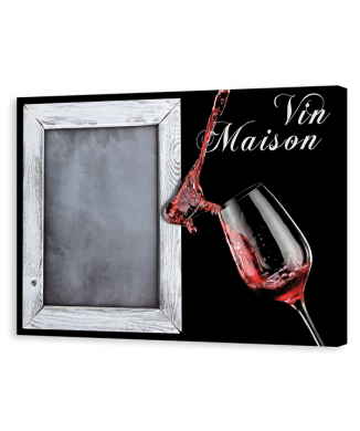 Tableau noir VIN MAISON G2378 PINTDECOR