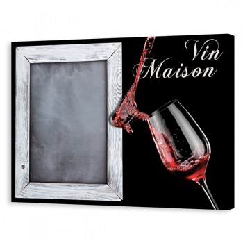 Tableau noir VIN MAISON G2378 PINTDECOR