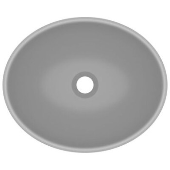 Lavabo ovale de luxe 40x33 cm en céramique