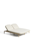 Lit double Alipa en bois d'acacia massif et corde certifiée FSC 100 %