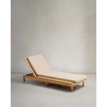 Bain de soleil Galea en teck massif et rotin 100% synthétique FSC