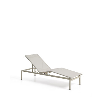 Bain de soleil empilable en aluminium Lesina
