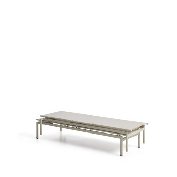 Bain de soleil empilable en aluminium Lesina