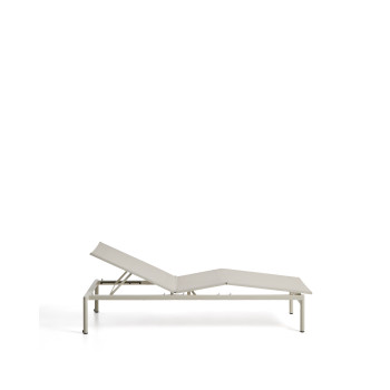 Bain de soleil empilable en aluminium Lesina