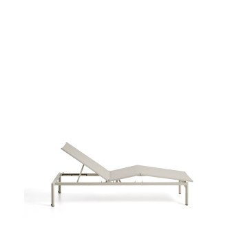 Bain de soleil empilable en aluminium Lesina