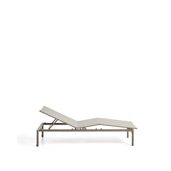 Bain de soleil empilable en aluminium Lesina