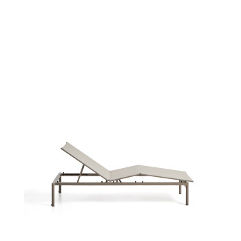 Bain de soleil empilable en aluminium Lesina