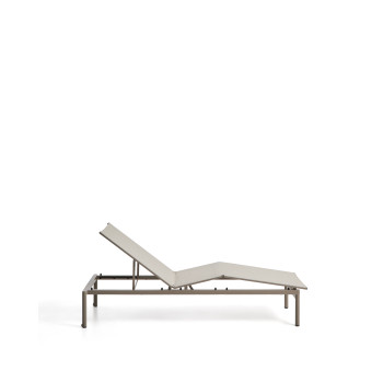 Bain de soleil empilable en aluminium Lesina