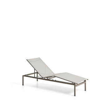 Bain de soleil empilable en aluminium Lesina