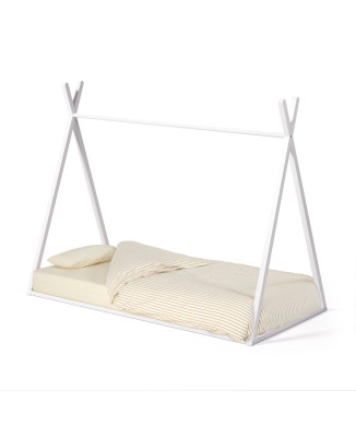 Lit type Maralis en hêtre massif