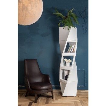 BIBLIOTHÈQUE MULTIFONCTIONNELLE TWISTY MAT OPEN DRYDESIGN