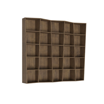 Bibliothèque Trek - Bibliothèque Trek 5 éléments en frêne blanc