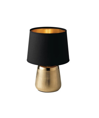 Lampe Ecstasy or/noir 1 x E14 17 x 29 cm