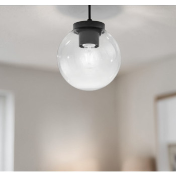 Lampe transparente POLLY 1XE27 IP44 20x21cm