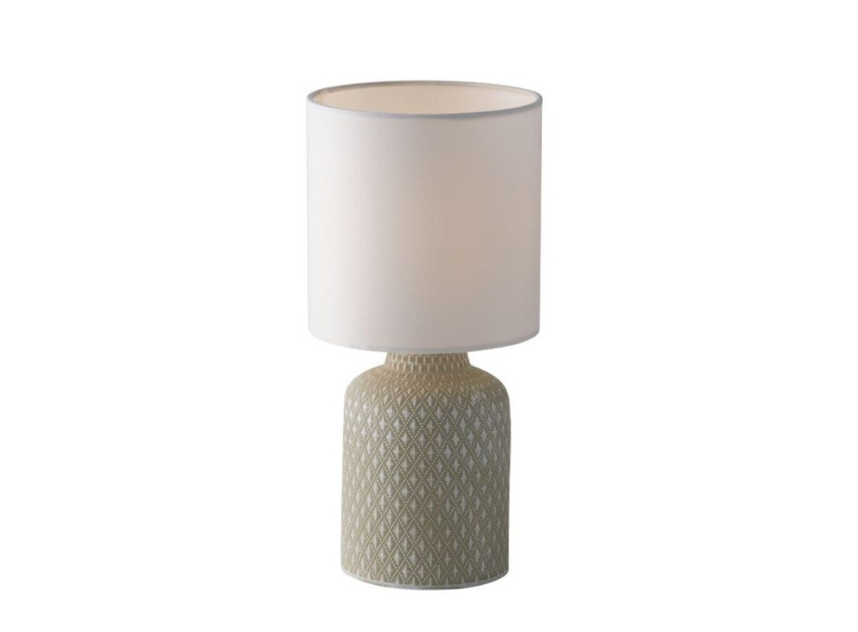 Lampe de table RAVELLO grise/blanche 1 x E14 15 x 32 cm