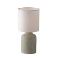 Lampe de table RAVELLO grise/blanche 1 x E14 15 x 32 cm