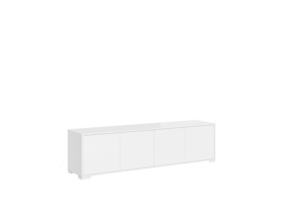 Buffet/Meuble TV/Buffet haut Lumina Blanc brillant - Meuble TV 4 portes 172 x 40 x 48 cm Lumina Blanc brillant