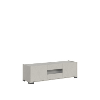 Buffet / Meuble TV / Buffet haut Riflesso Blanc brillant - Meuble TV 3 portes 130x40x40 cm Riflesso Blanc brillant