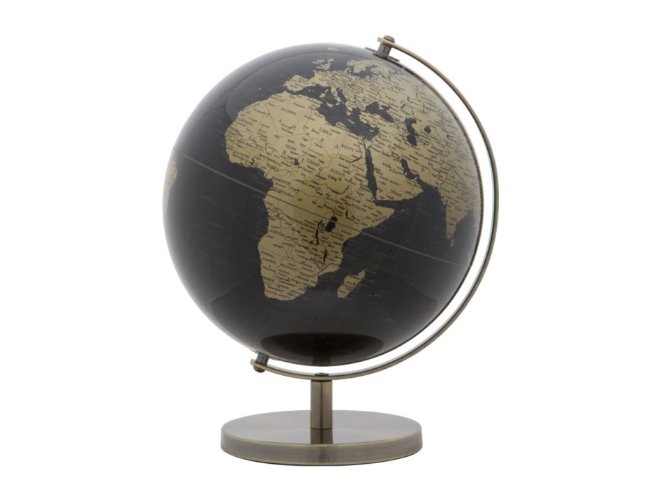 CARTE DU MONDE EN BRONZE