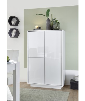 Armoire ICE 4 portes 92x145x43 cm 