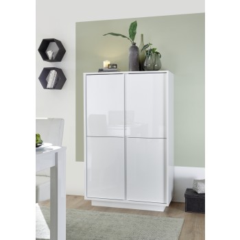 Armoire ICE 4 portes 92x145x43 cm 