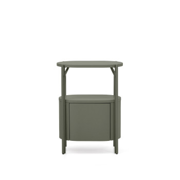 Meuble de salle de bain Arely avec structure en acier et MDF laqué