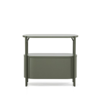 Meuble de salle de bain Arely avec structure en acier et MDF laqué