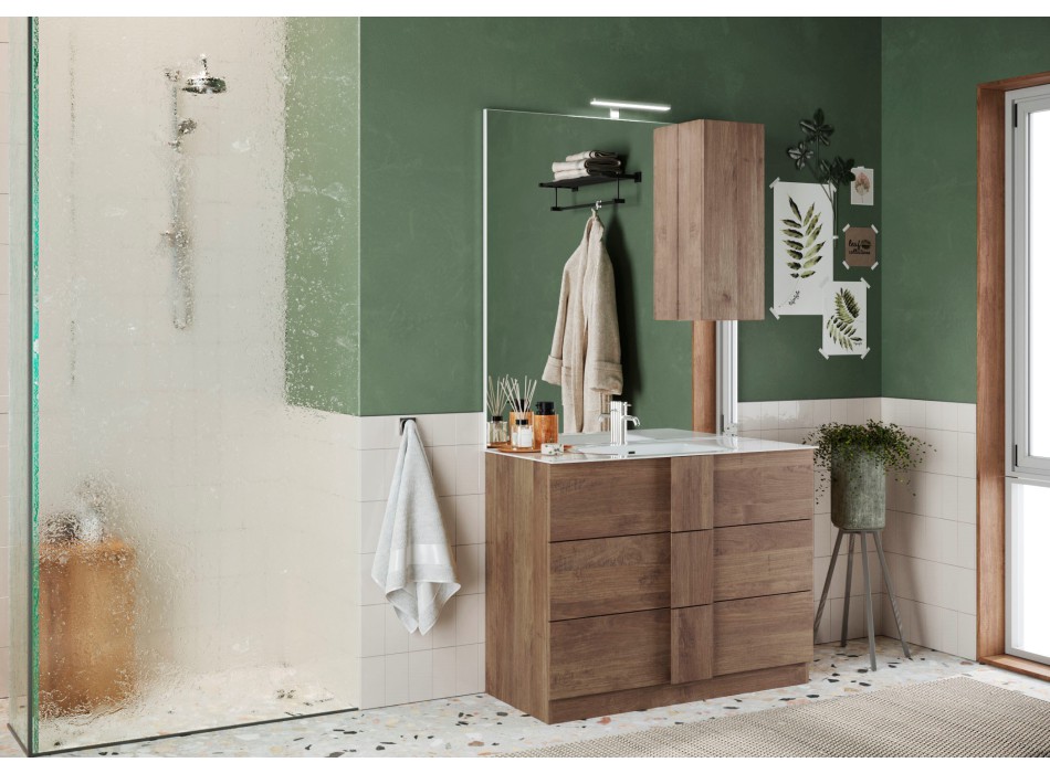 Meuble de salle de bain JUPITER avec 2 ou 3 tiroirs 